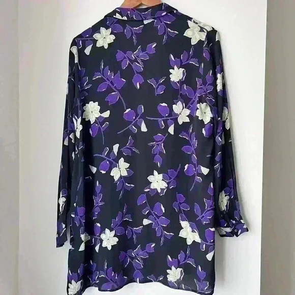 Vero Moda Women’s Floral Purple Black Bohemian
Ethereal Fairy Core Blouse Small - Picture 4 of 9